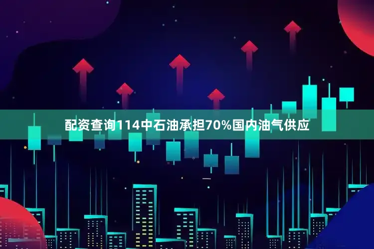 配资查询114中石油承担70%国内油气供应